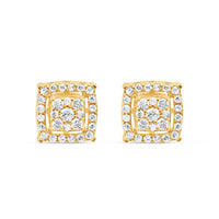 14K Yellow Gold | Diamond Earrings | 0.51CTW | 8.55MM