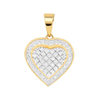 Heart Diamond Pendant | .21 CTW | 10K
