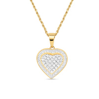 Heart Diamond Pendant | .21 CTW | 10K