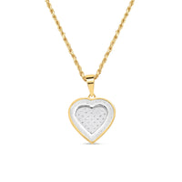 Heart Diamond Pendant | .21 CTW | 10K