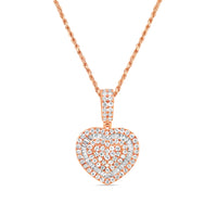 Heart Pendant with Necklace | 14K Yellow Gold | 20.20MM| 1.87CT