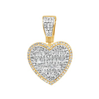 Heart Pendant with Necklace | 14K Yellow Gold | 17.64MM| 0.67CT