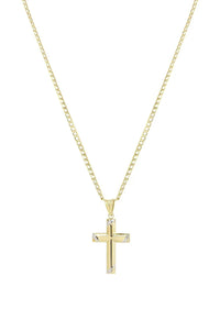 10K Gold Cross Necklace For Men | 3.55 Grams