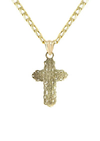 10K Gold Crucifix / Cross Necklace For Men | 2.8 Grams