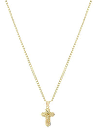 10K Gold Crucifix / Cross Necklace For Men | 2.8 Grams