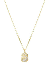 10K Gold Necklace & Gold Jesus Piece Necklace | 4.14 Grams