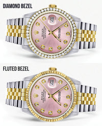 Rolex Datejust Watch 16013| 36MM | Diamond Pink Dial | Jubilee Band