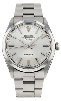 Rolex Air-King Precision Watch 14000  | 34MM | Silver Dial | Oyster Band | QuickSet