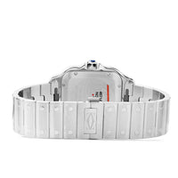 CARTIER SANTOS  | 40MM | BLUE DIAL WITH STAINLESS STEEL BRACELET