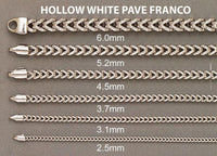 hollow white pave franco