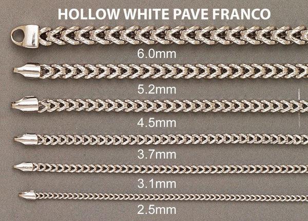 hollow white pave franco