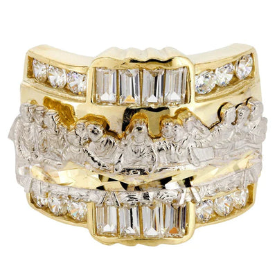 Last Supper Ring | 10K Solid Yellow Gold