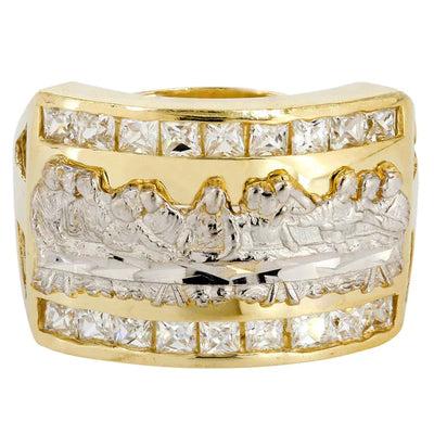 Last Supper Ring | 10K Solid Yellow Gold