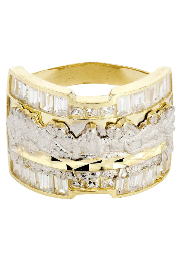 Last Supper #.2 Ring | 10K Solid Yellow Gold