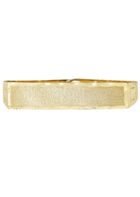 Mens Two Finger Ring | 10K Solid Yellow Gold | Engraving Available | Style #2