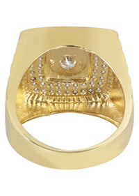 Mens Pinky Ring | 10K Solid Yellow Gold