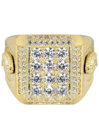 Mens Pinky Ring | 10K Solid Yellow Gold | Style #4