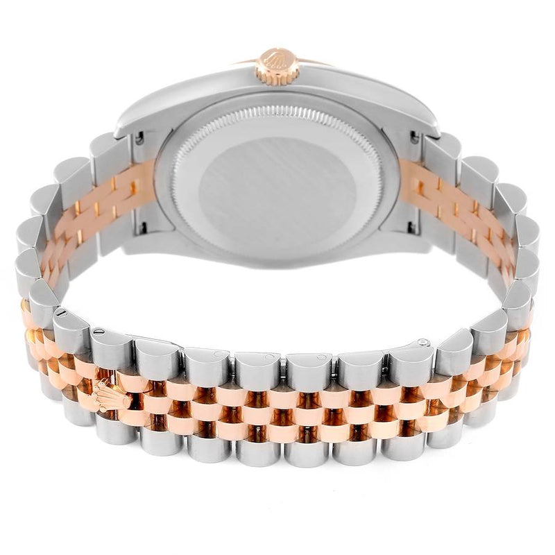 Rolex Datejust 116231 | 36MM | Rose Gold White  Diamond Dial | 18KT TWO TONE