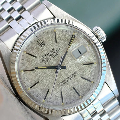 Rolex Datejust Watch | 36MM | Linen Dial | Jubilee Band 16234