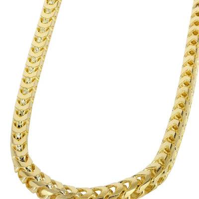 solid yellow franco chain