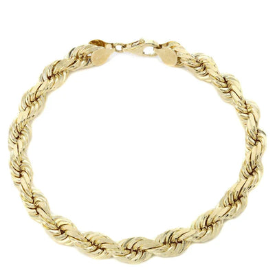 solid yellow rope bracelet