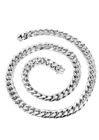 white hollow miami cuban chain