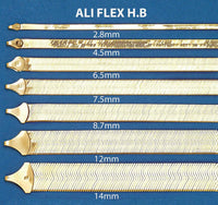 yellow herringbone chain