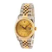 zUsed Rolex Datejust 16233 Champagne Dial